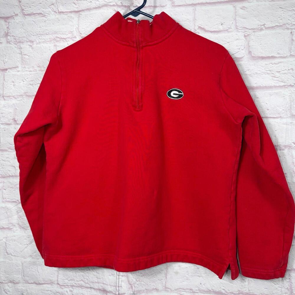 Cutter & Buck Medium Red Quarter-Zip Pullover